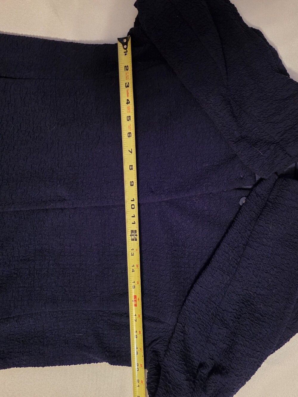 Eileen Fisher Blue Textured Button-Front Cardigan Jacket - Picture 6 of 6